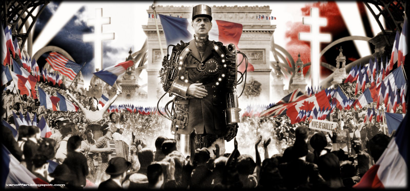 Illustration for article titled WWII Leaders Get a Dieselpunk Makeover
